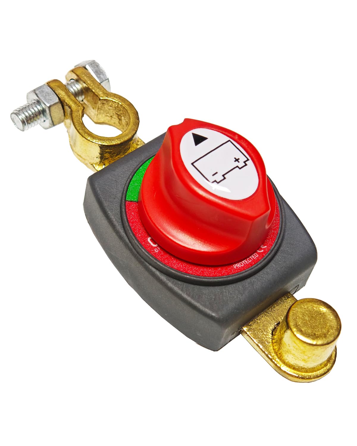 Battery Disconnect Switch Negative, 12V-48V Heavy Duty Top Post - Product Imagery