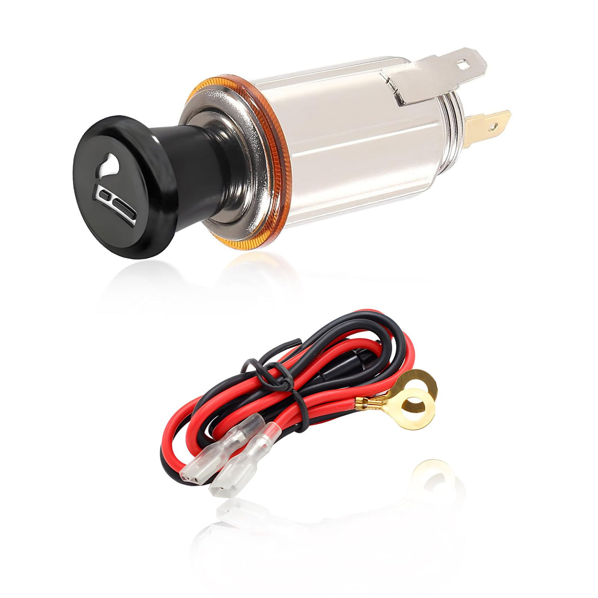 Yourkar Car Cigarette Lighter, DC 12V Auto Cigarette Lighter - Product Imagery