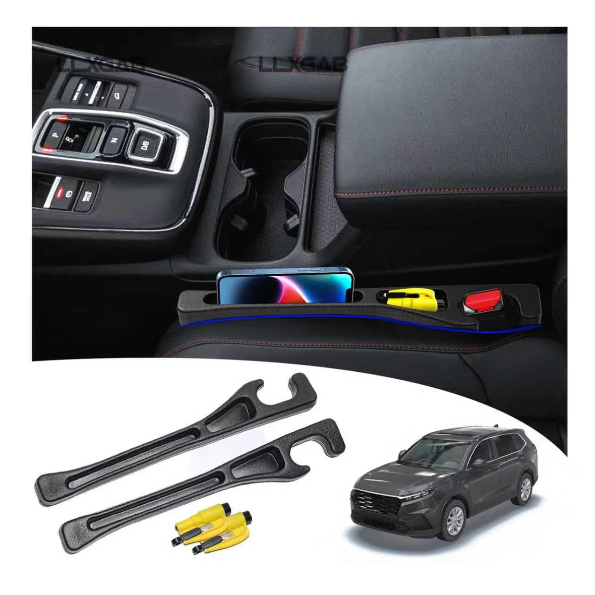 【Compatible with Honda CR-V】 Car Seat Gap Filler - Product Imagery