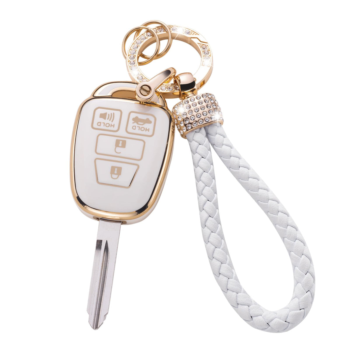 Gematay for Toyota Key Fob Cover Compatible with Corolla 2014 - Product Imagery