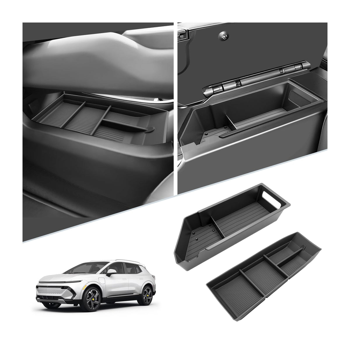 SKTU 2Pack 2024 2025 2026 2027 Chevy Equinox EV Center Console - Product Imagery