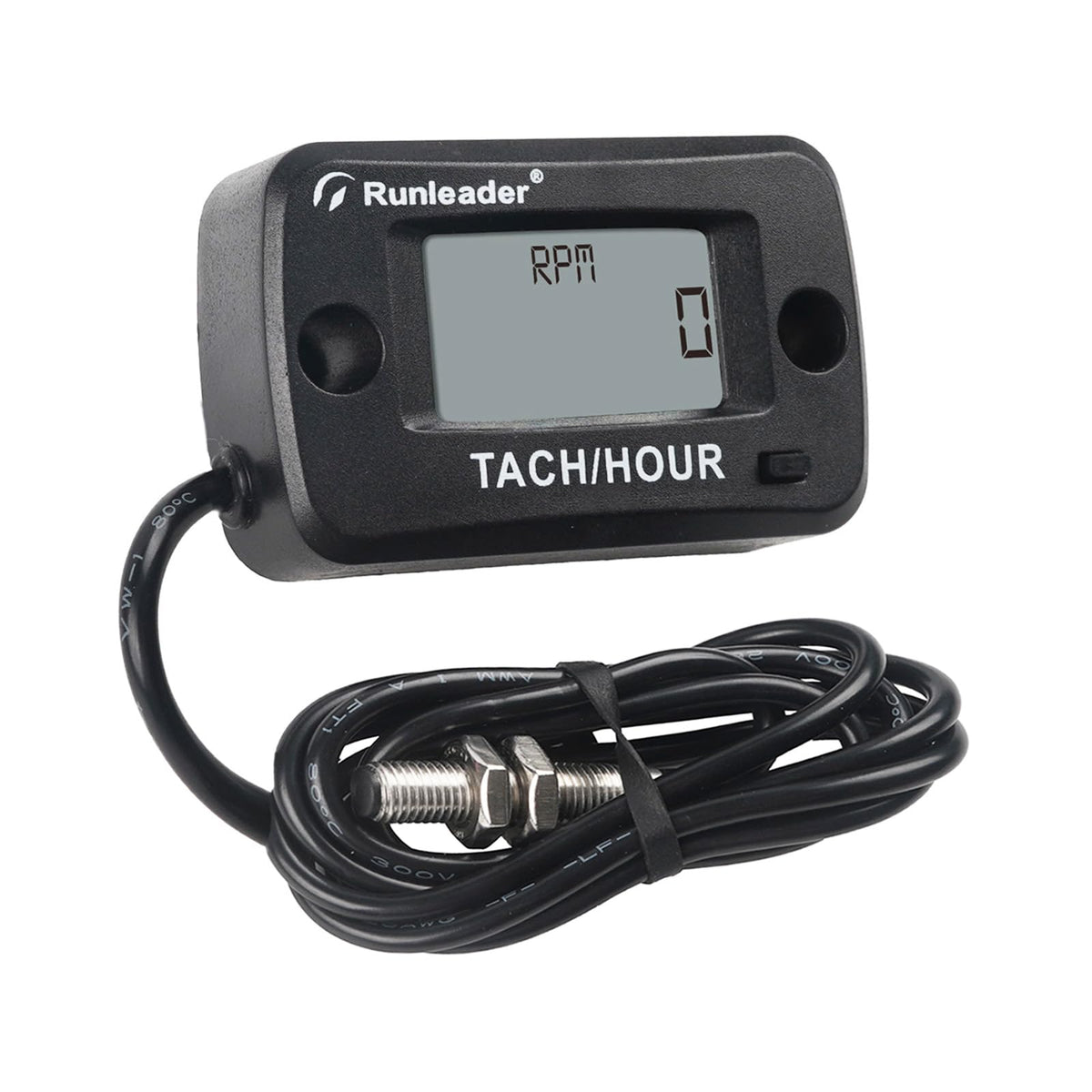 Runleader RL-HM019C Magnetic Pickup Tach/Hour Meter - Product Imagery