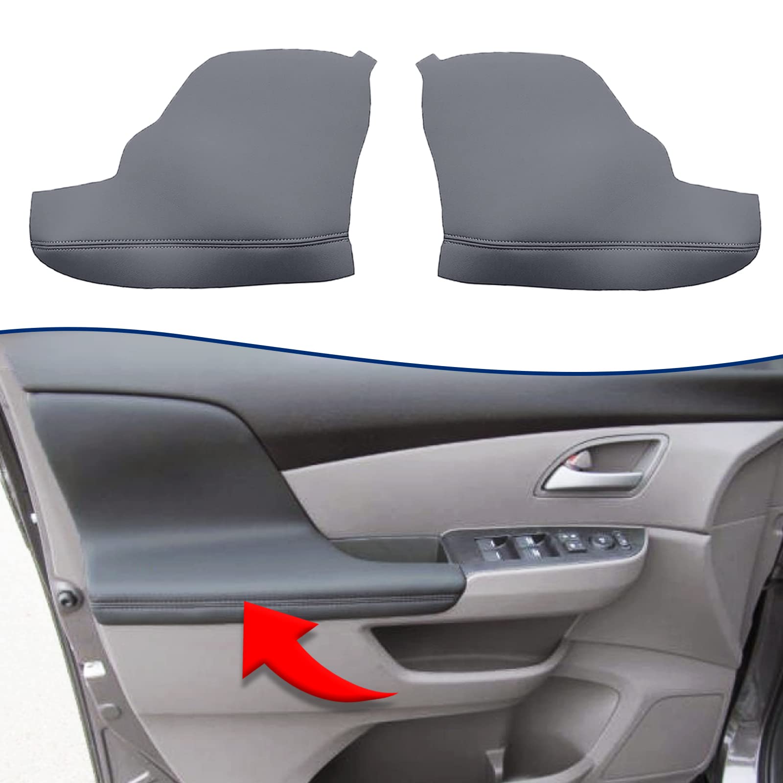 KBH Door Panel Armrest Cover Replacement for Honda Odyssey - Product Imagery