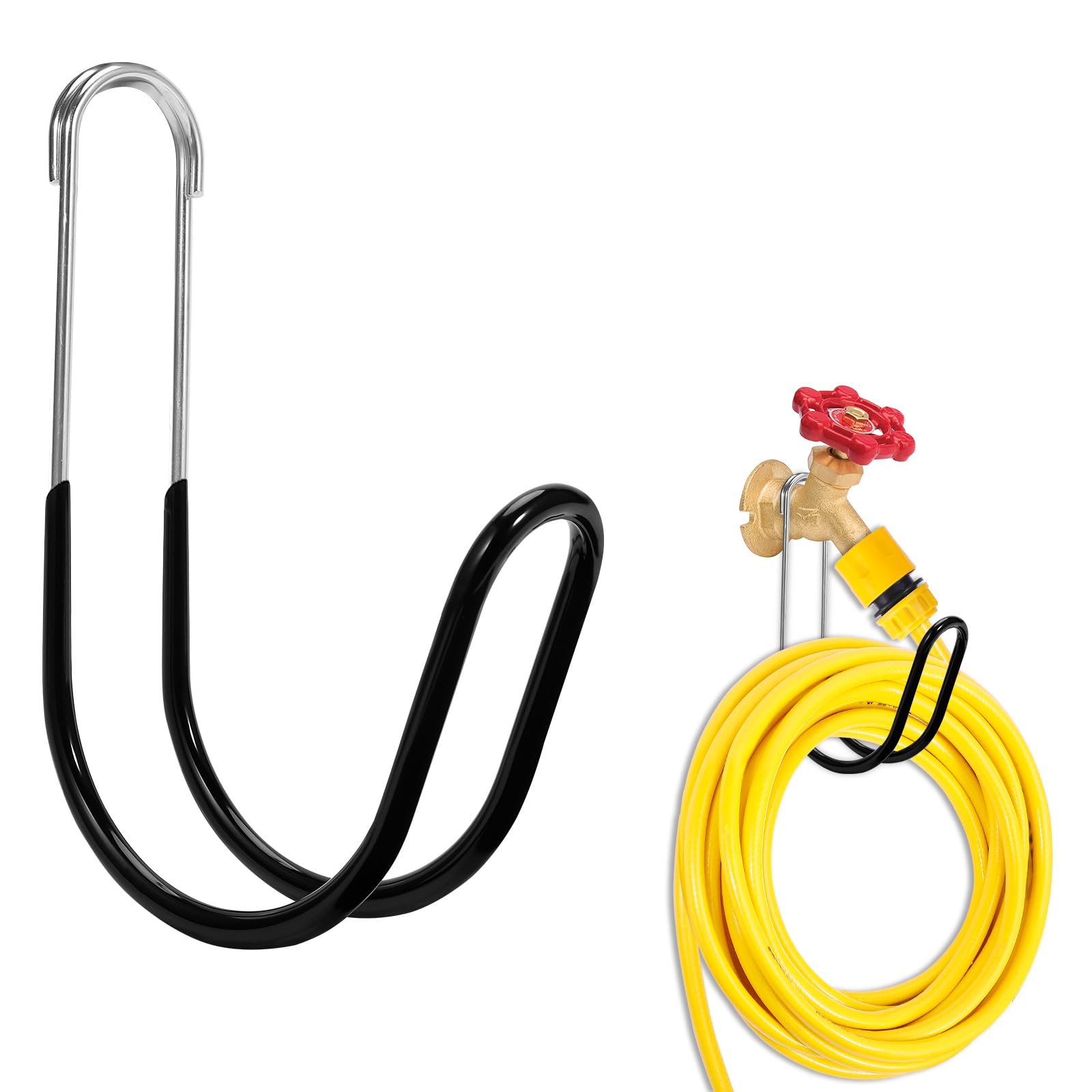 Garden Hose Holder Water Hose Hanger Wall Mounted,304Stainless - Product Imagery