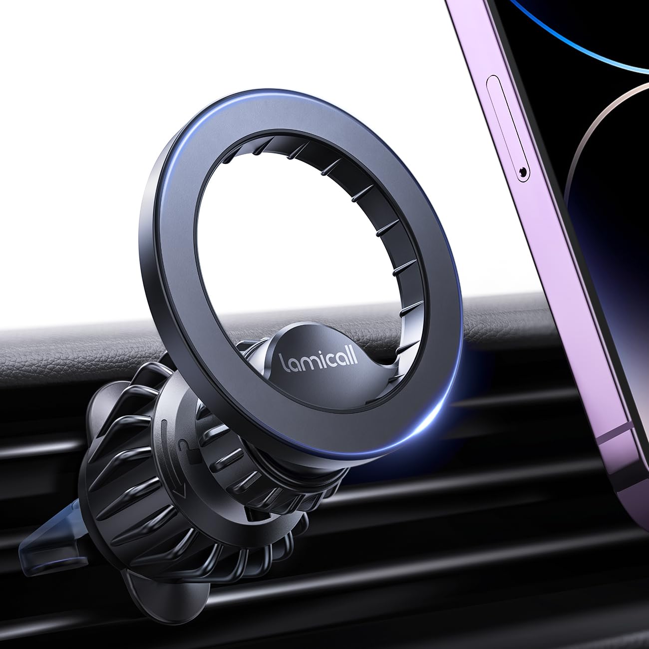 Lamicall for MagSafe Car Mount Vent 20 Super Magnets Accessories - Product Imagery