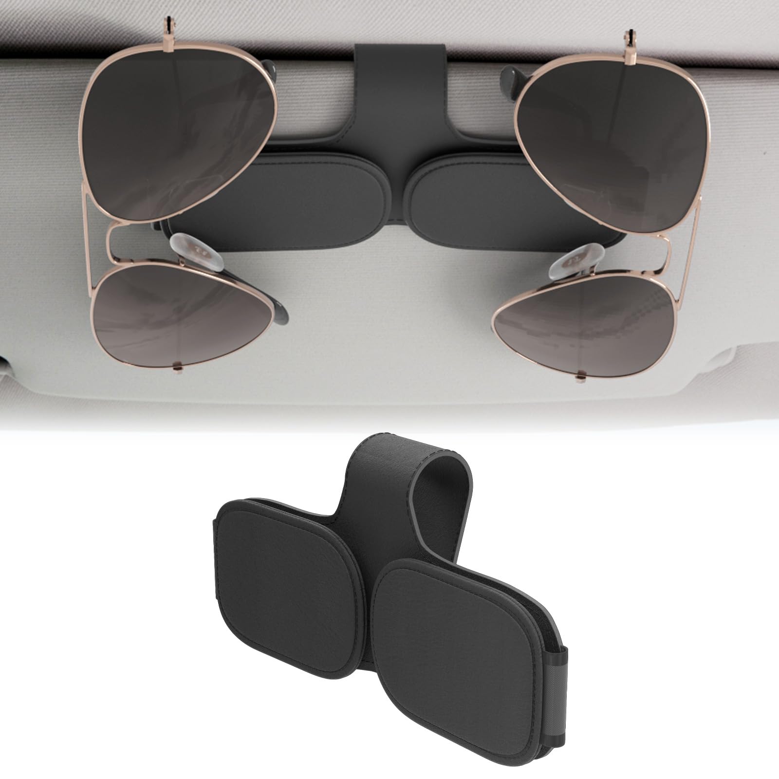BFXM Sunglass Holder for Car Double Clip, Car Accessories - Product Imagery