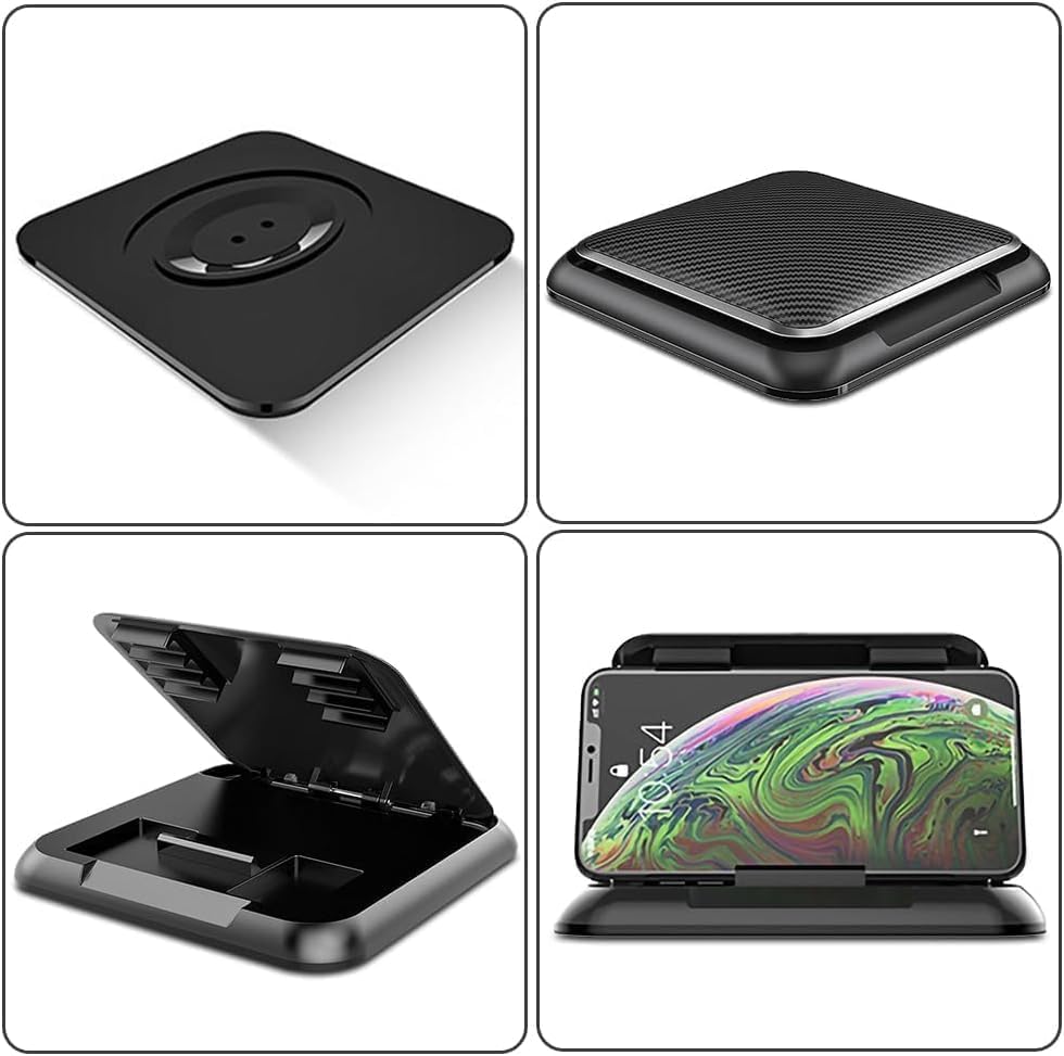 Universal Car Phone Holder & Dashboard Mount - Anti-Slip Phone - Product Imagery