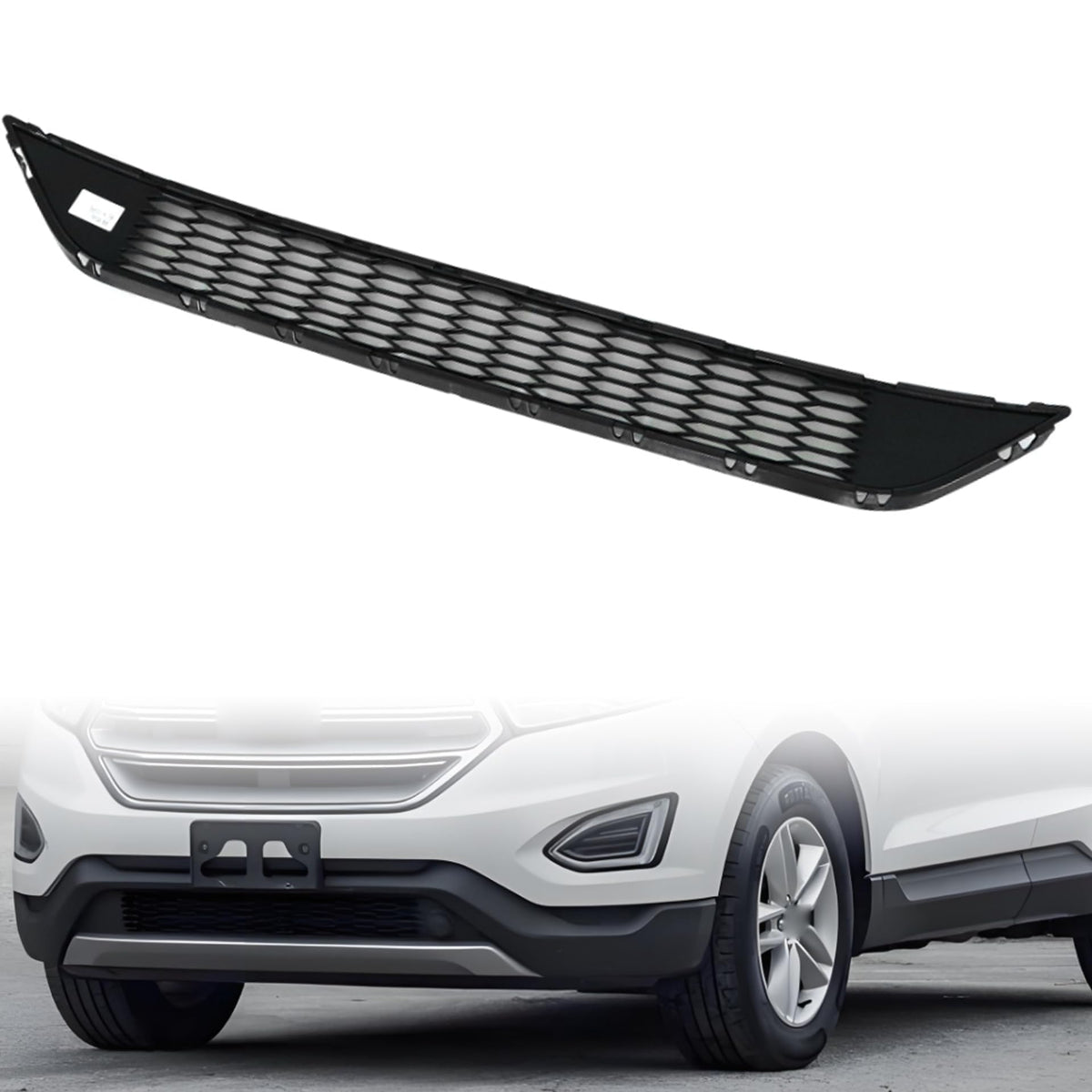 GXARTS Black Lower Front Bumper Grille FT4Z-17K945-AA ompatible - Product Imagery