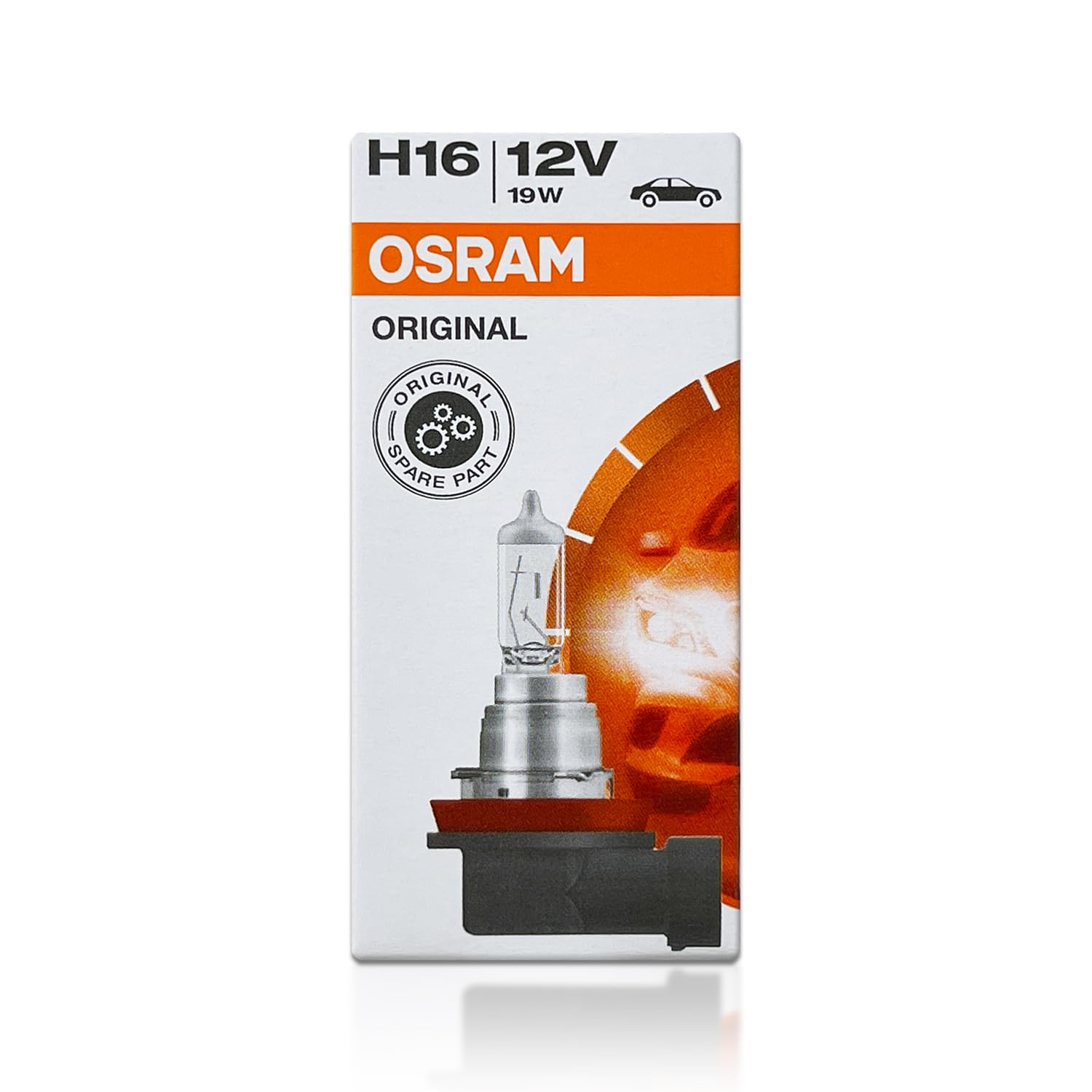 H16 Original Standard Halogen Headlight Bulb 64219L+ - Product Imagery