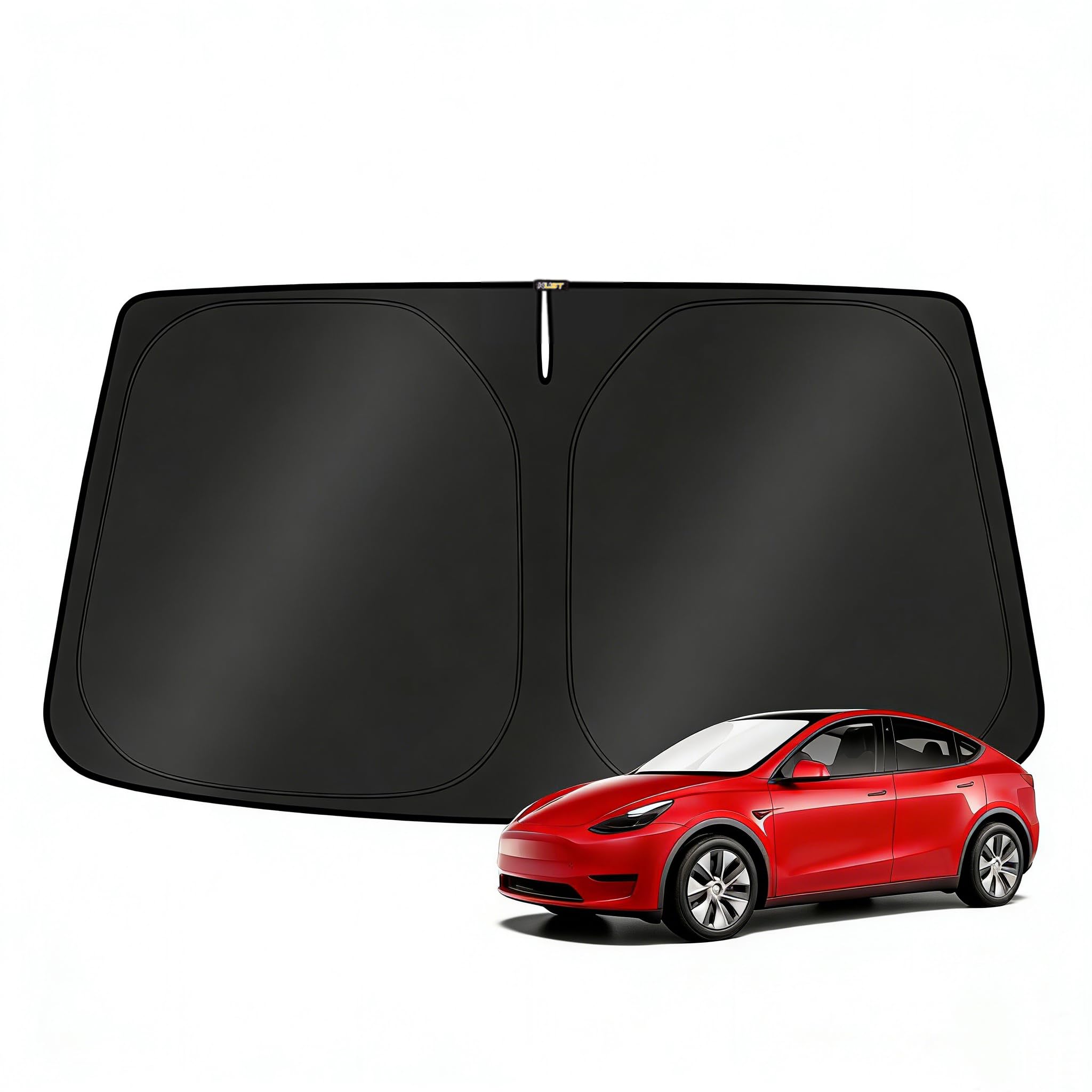 KUST Windshield Sun Shade for 2017-2026 Tesla Model Y/Model 3 - Product Imagery