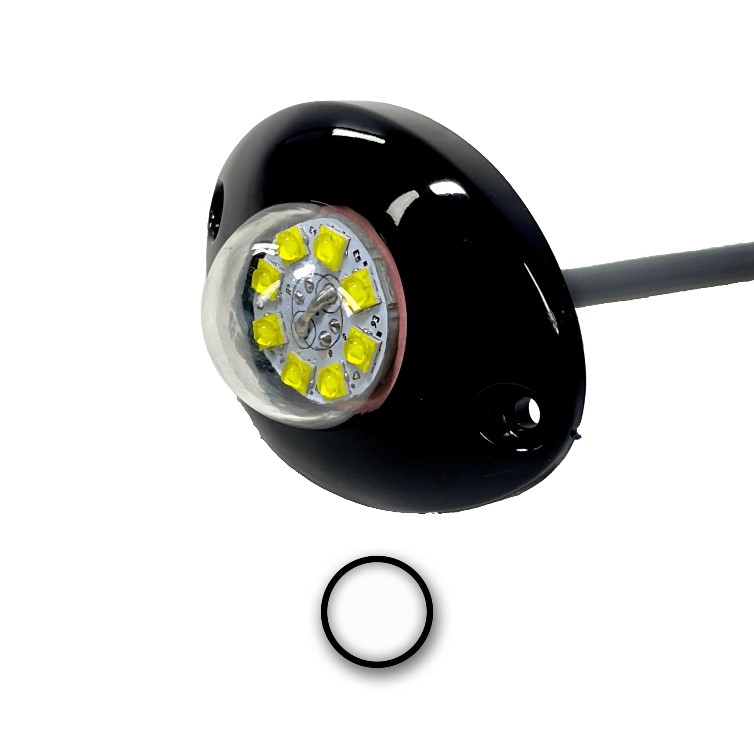 24W High-Intensity Low Profile LED Hideaway Signal Strobe Kit - Product Imagery
