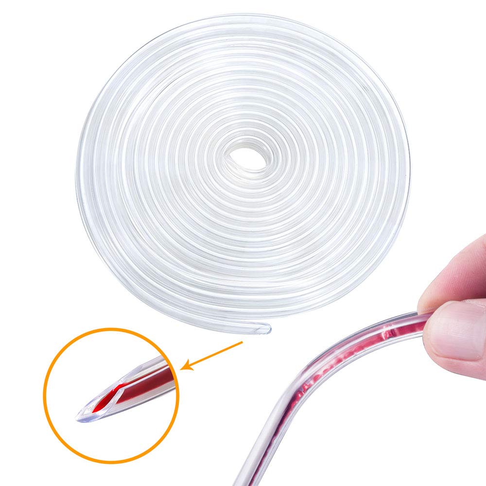 Eytool 5M Clear Door Edge Protectors, Rubber Edge Trim Seal - Product Imagery