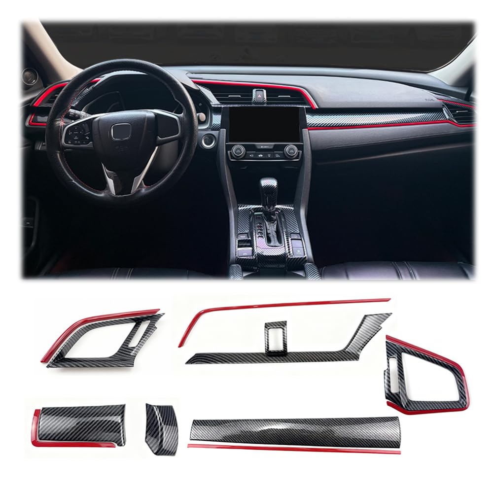 for Honda 10th Gen Civic 2016-2021 Center Dashboard Air Vent - Product Imagery
