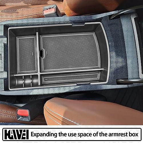HGWEI Center Console Organizer Tray for Subaru Ascent 2019-2026 - Product Imagery