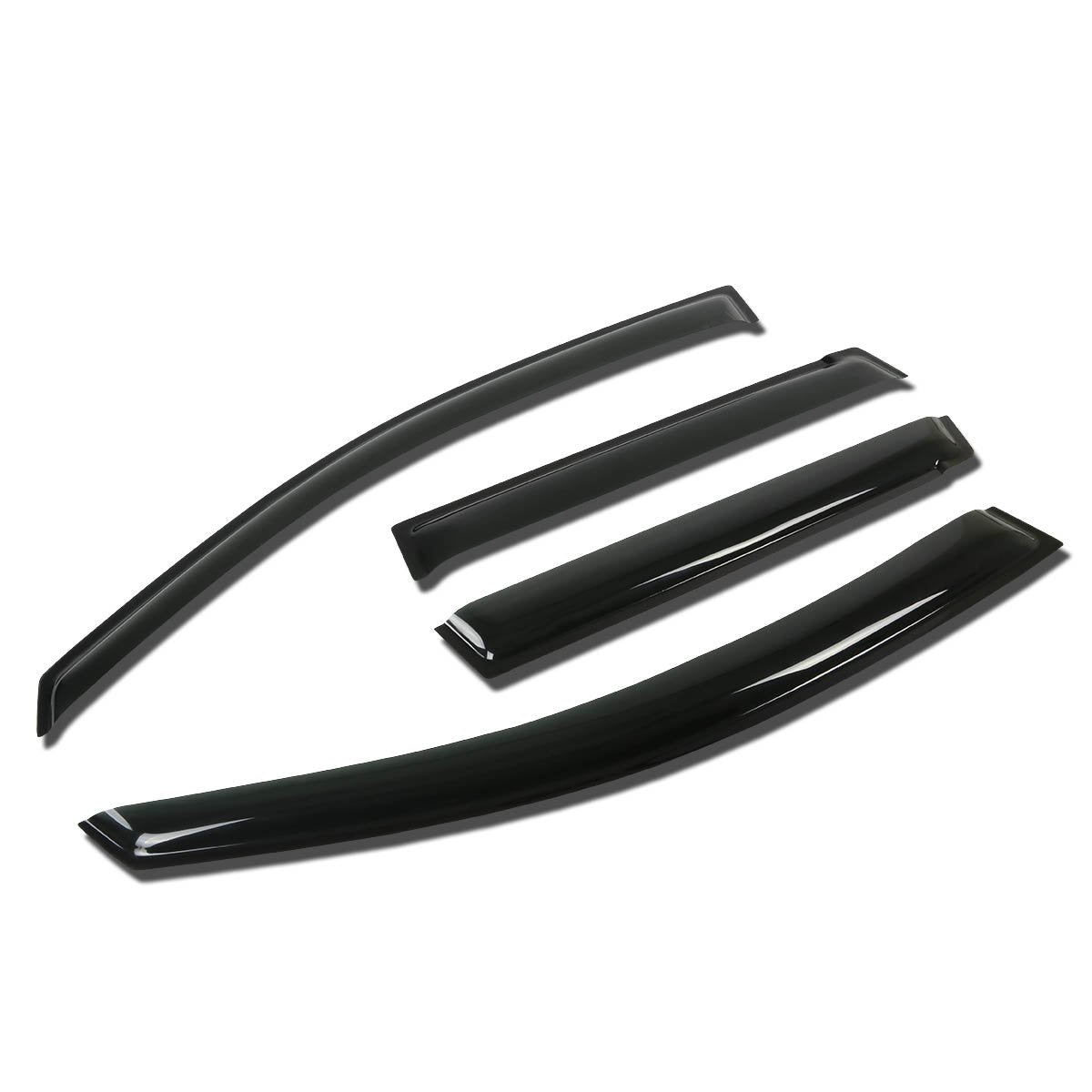 DNA MOTORING Set of 4 Tape-On Window Rain Guards Compatible with - Product Imagery