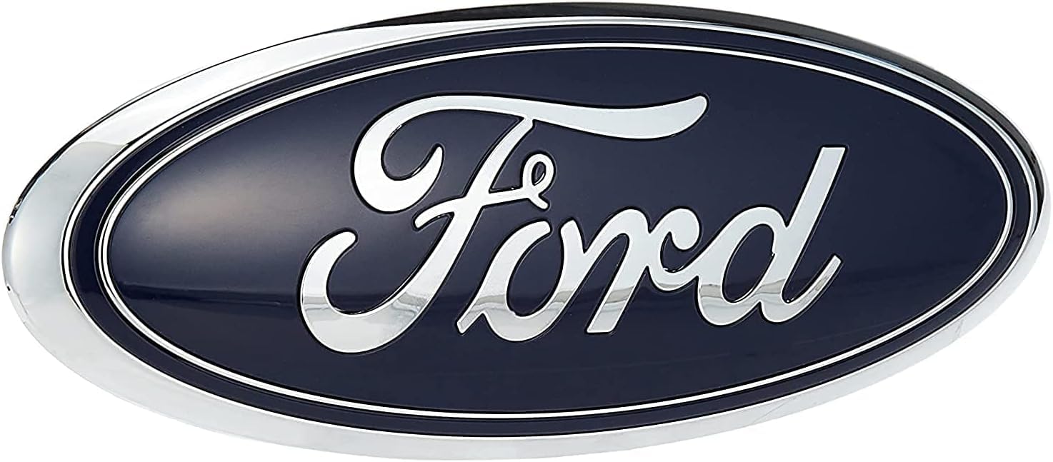 2006-2019 Ford OEM 9" Blue Oval Rear Tailgate Emblem - Product Imagery