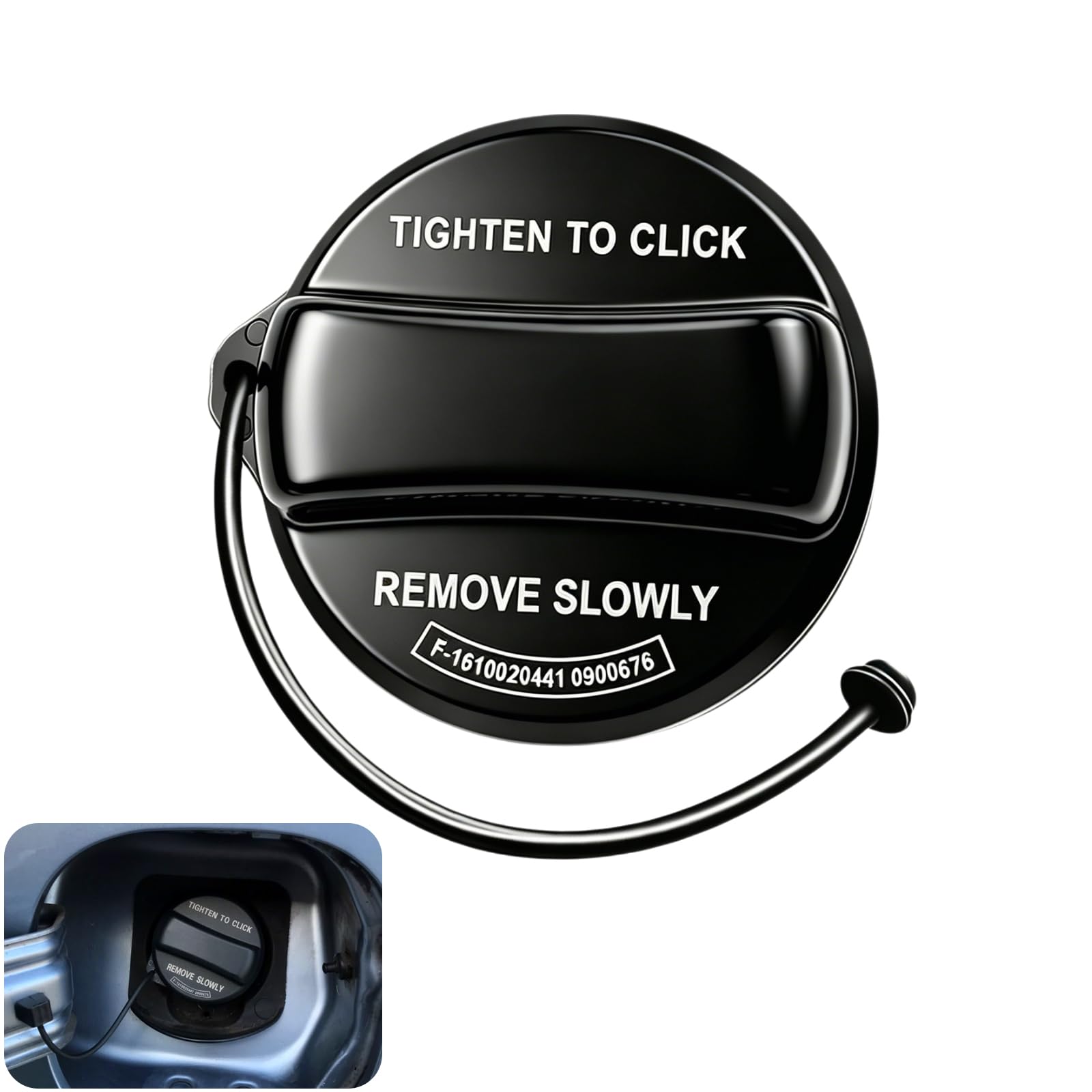 17670-T3W-A01 Gas Cap Replacement Fuel Tank Cap - Product Imagery