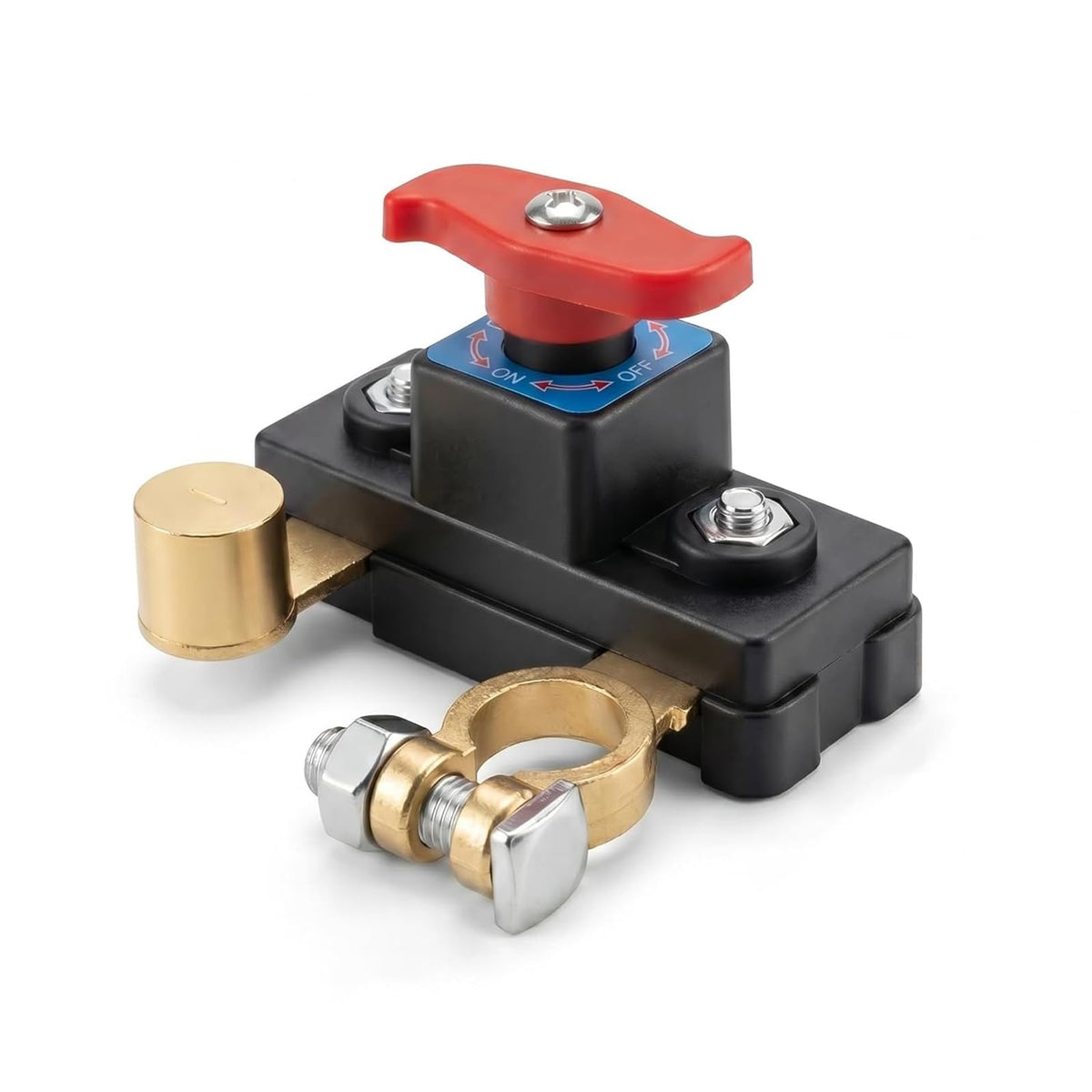 1Pcs Car Battery Disconnect Switch, Heavy Duty Pure Copper - Product Imagery