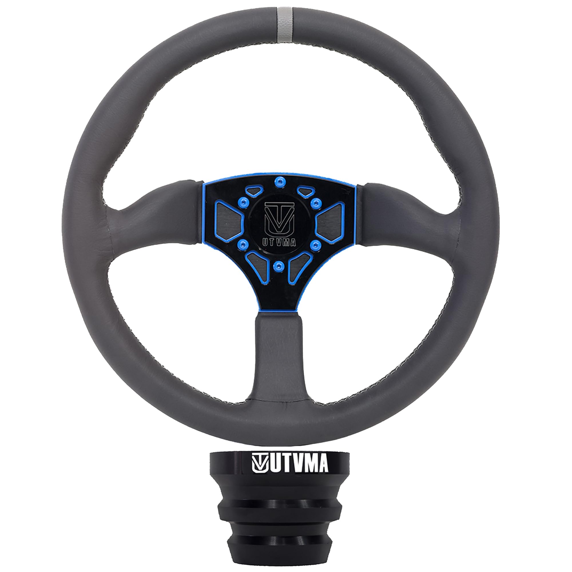 UTV Steering Wheel (Can-Am) (Blue, Octane Wheel (O Shape)) - Product Imagery