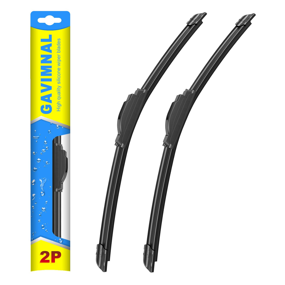 24"+24" Silicone Wiper Blades Replacement For Dodge Ram 1500 - Product Imagery