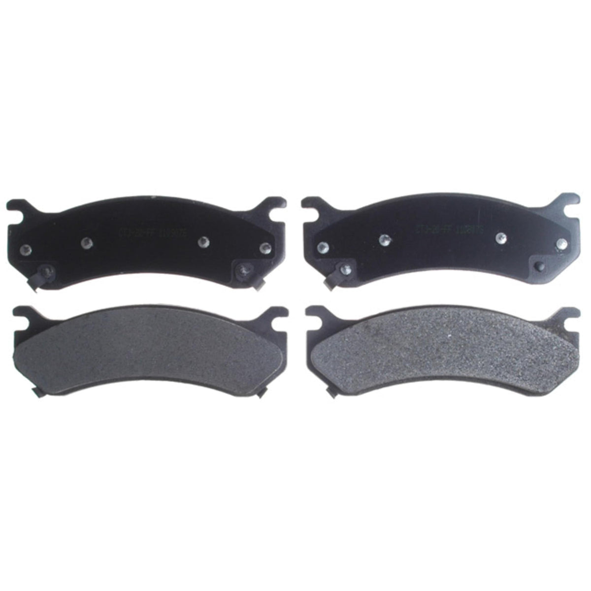 ACDelco Silver Rear Brake Pad Set 14D785MH | GM 19286096 - Product Imagery