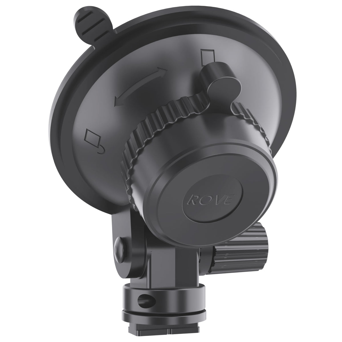 ROVE Suction Cup Mount for R2-4K, R2-4K PRO and R2-4K Dual Dash - Product Imagery