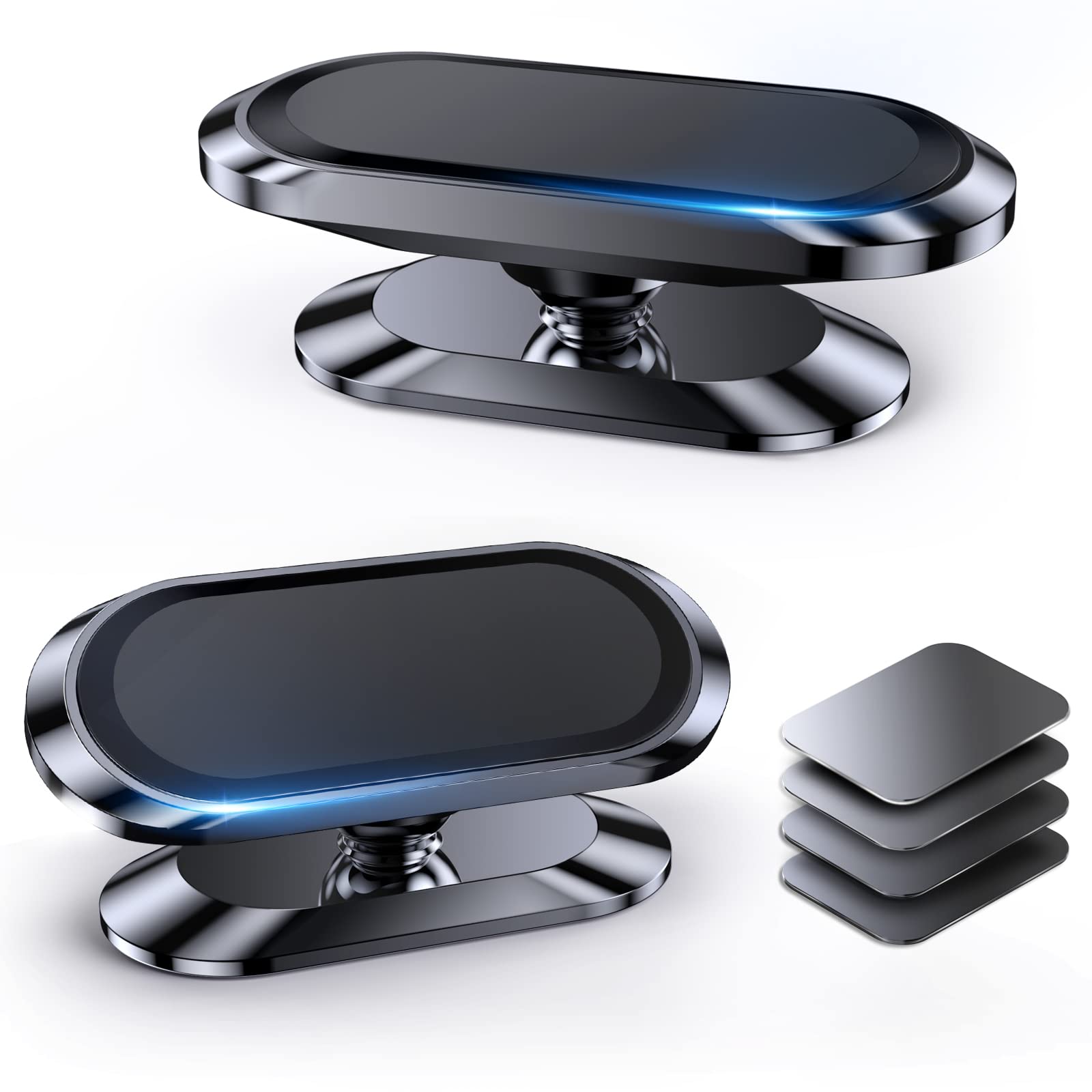 【2-Pack】 Magnetic Phone Holder for Car Dash【Strong Magnet】 - Product Imagery