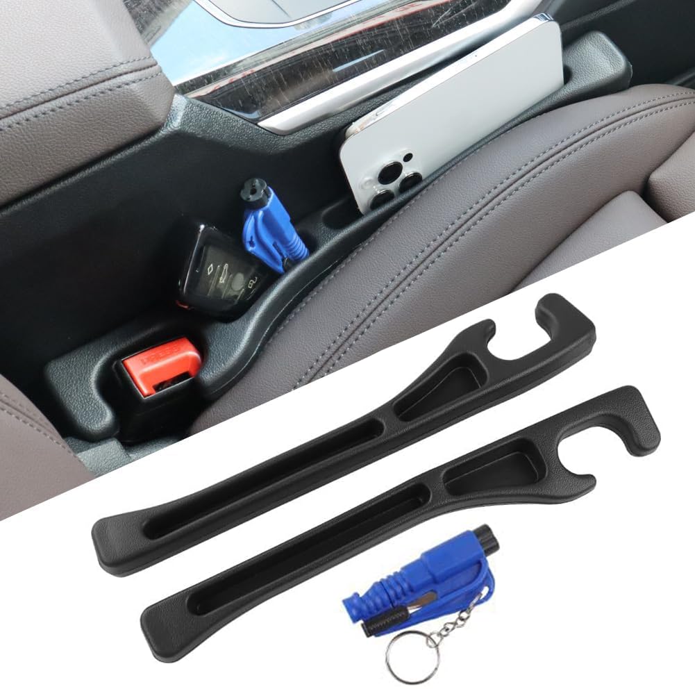 2PCS Car Seat Gap Filler,Anti-Drop Car Seat Crack Organizer - Product Imagery
