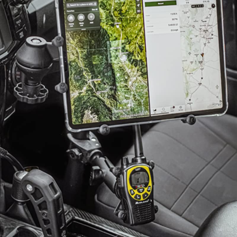 RAM MOUNTS X-Grip Motorcycle Phone Mount with Tough-Claw Clamp - Product Imagery