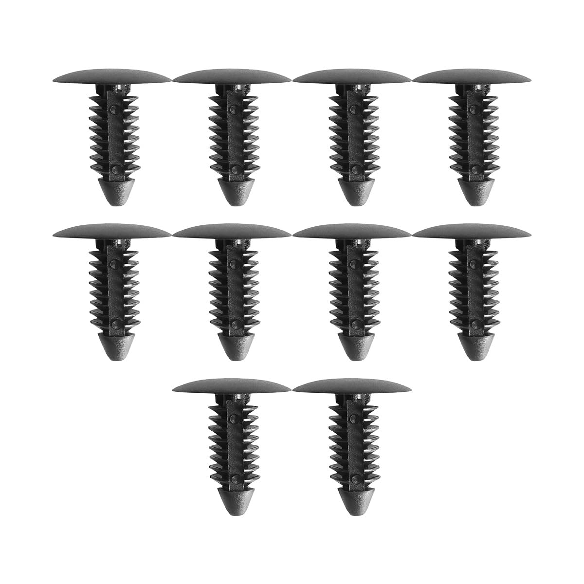 10PCS Car Bumper Plugs, 8mm Rivets License Plate Hole Plugs - Product Imagery