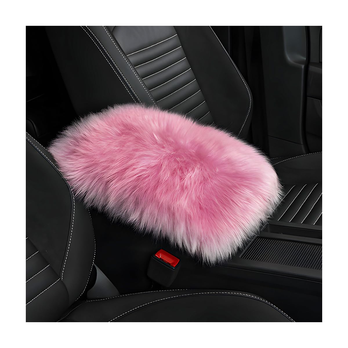 Wevdn Car Center Console Cover Pad, Fluffy Middle Console Pad - Product Imagery