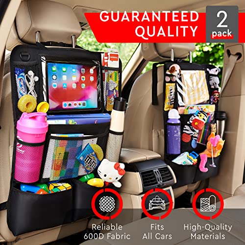 Helteko Backseat Car Organizer, Kick Mats Back Seat Protector - Product Imagery