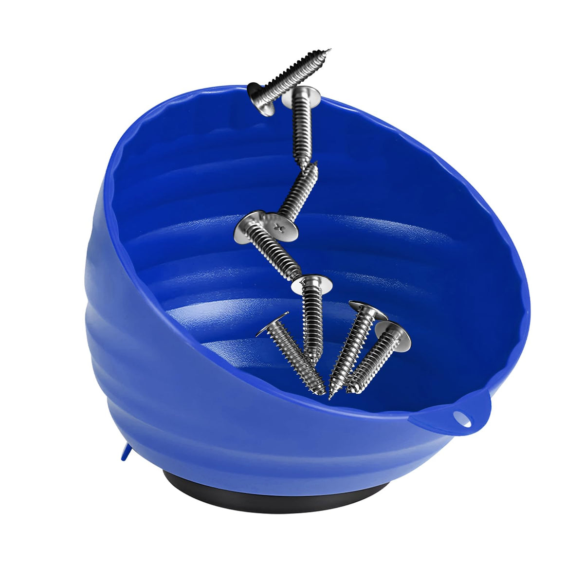 Magnetic Nut Cup, 6 Inch Cup Diameter Curved Magnetic Screws - Product Imagery