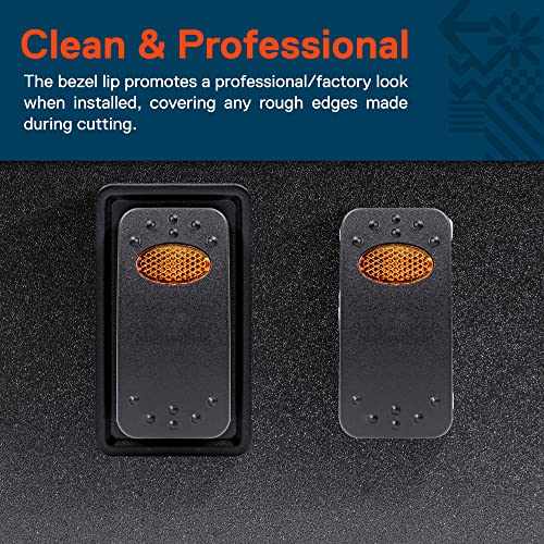 True MODS 1-Slot Rocker Switch Panel Housing Kit Holder Mount - Product Imagery