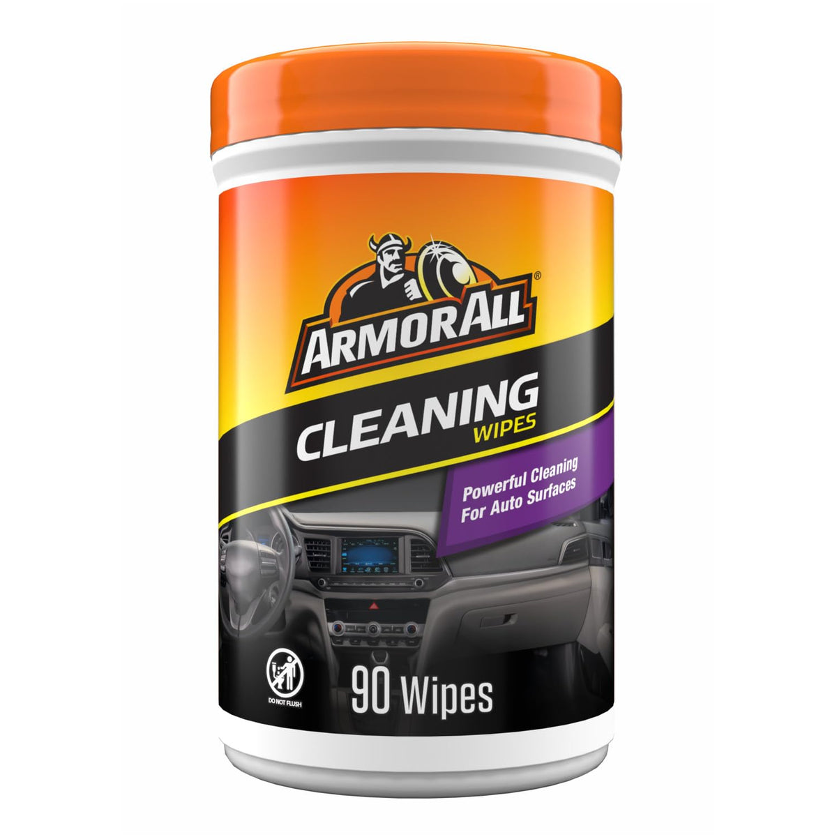 Armor All Car Cleaning Wipes, 90 Count Canister, Car Wipes - Product Imagery