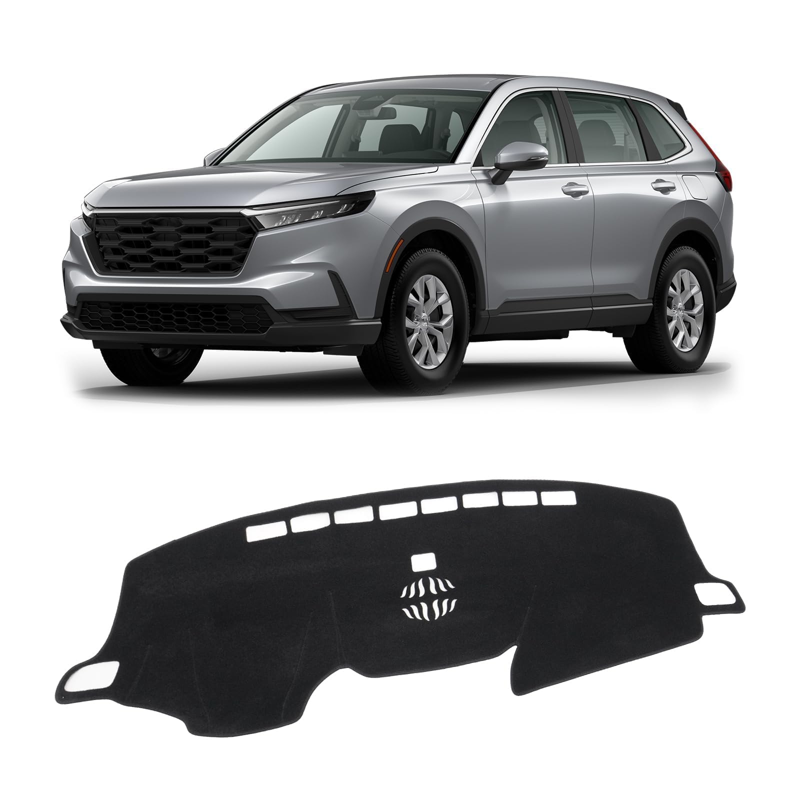 KUST Black Dash Cover for Honda CR-V CRV 2017-2022 Left Hand - Product Imagery