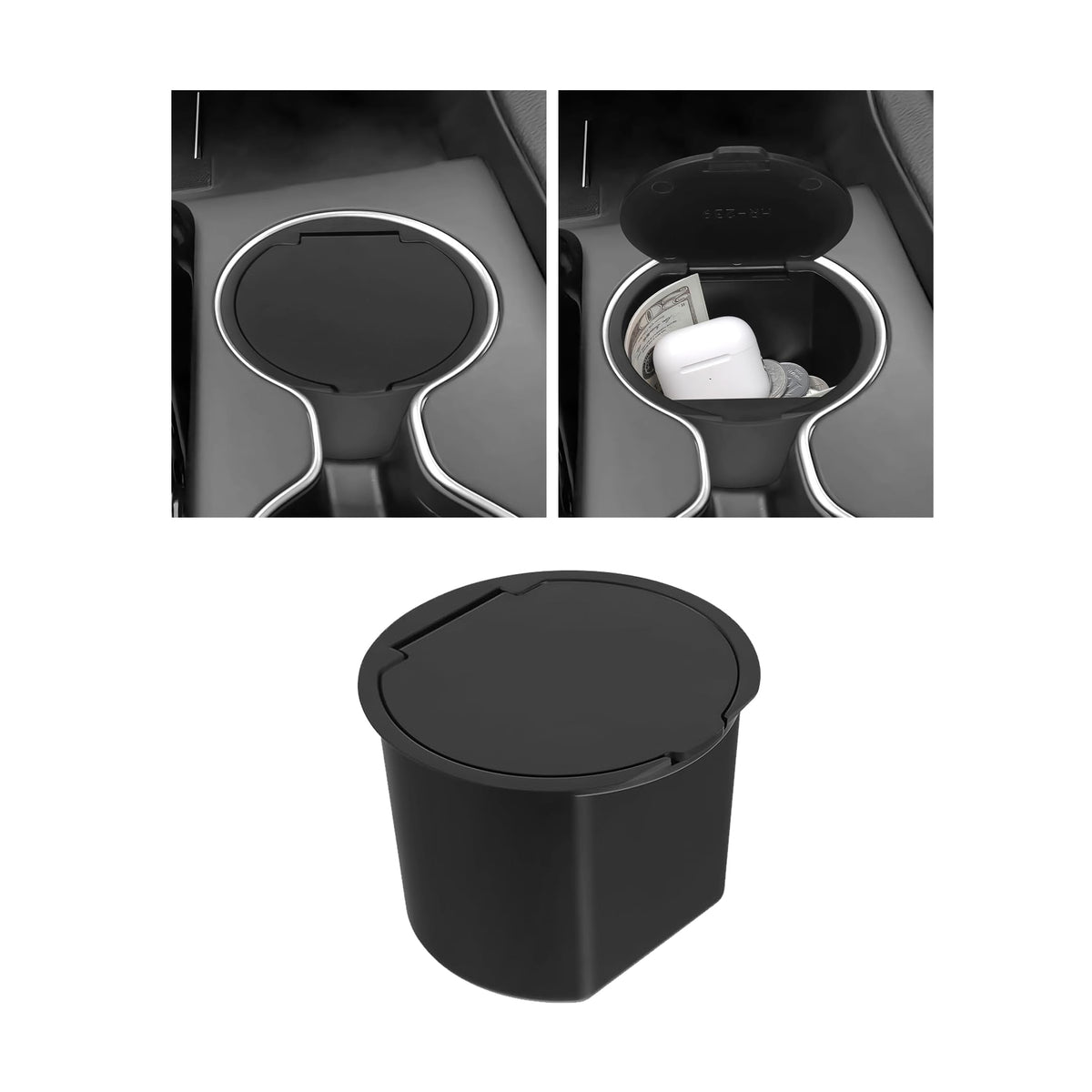 Center Console Coin Box Organizer Compatible with Honda - Product Imagery