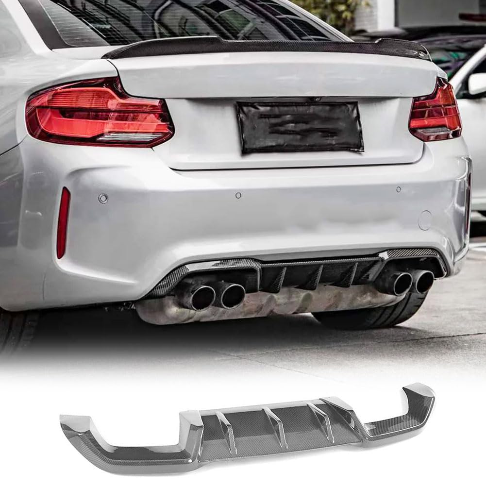 Carbon Fiber Rear Diffuser for BMW M2 F87 Coupe 2016-2020 Rear - Product Imagery