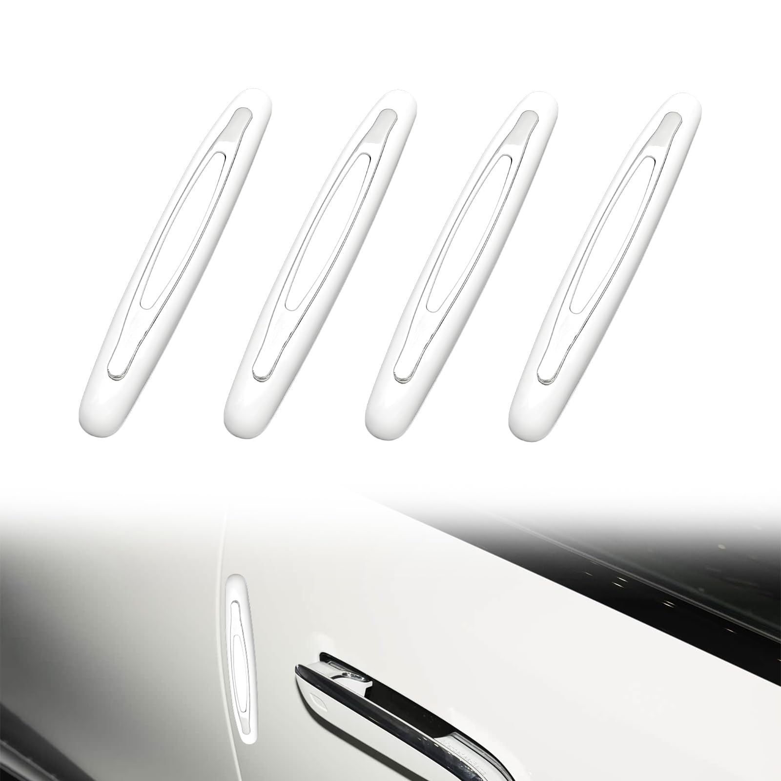 4PCS Car Door Edge Guards, Vehicle Side Door Self Adhesive - Product Imagery
