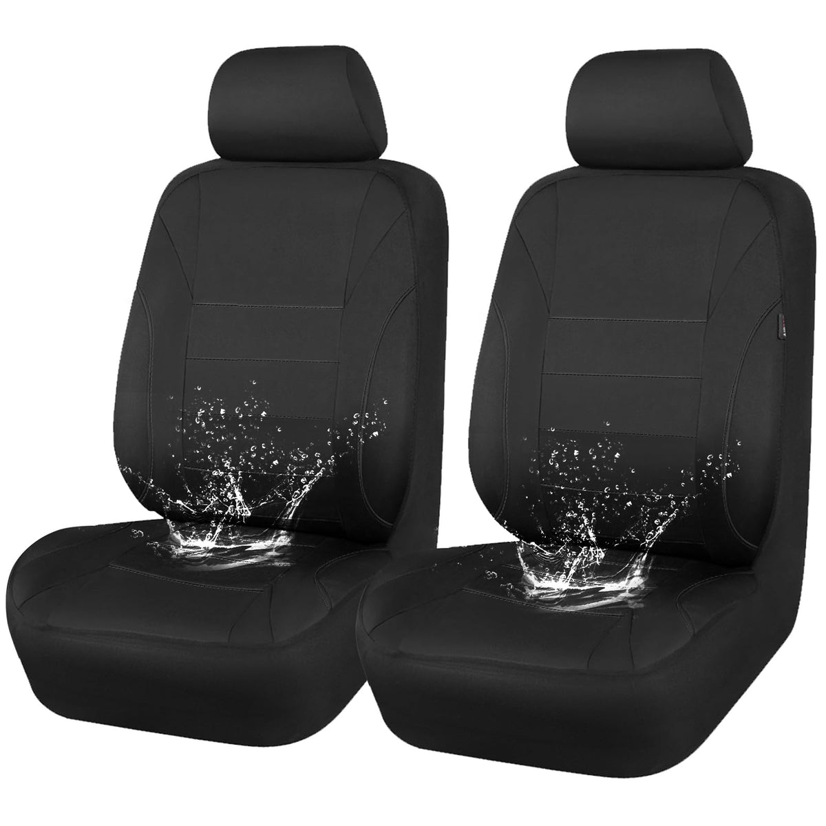 CAR PASS Neoprene EVA Waterproof car seat Covers Front Seats - Product Imagery