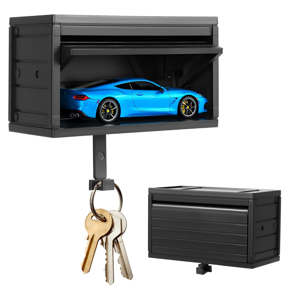 Car Garage Key Holder, Car Key Holder for Wall, Small Cars - Product Imagery