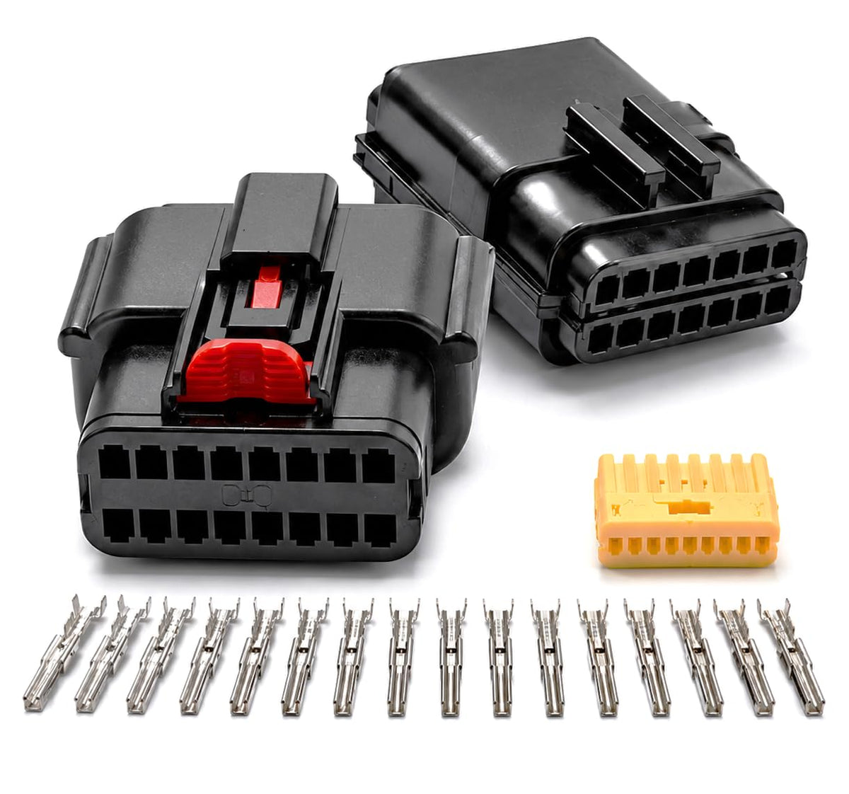 Aftermarket 16-Pin MX150 Style Waterproof Connector Kit with CPA - Product Imagery