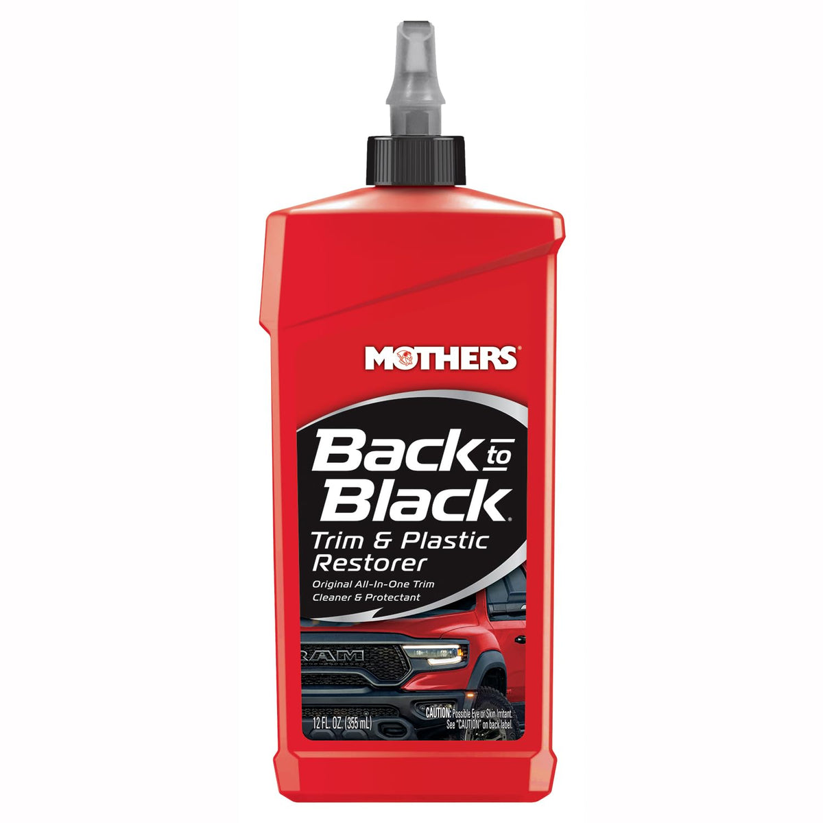 Mothers Back-to-Black Trim & Plastic Restorer, 12 oz. (06112) - Product Imagery