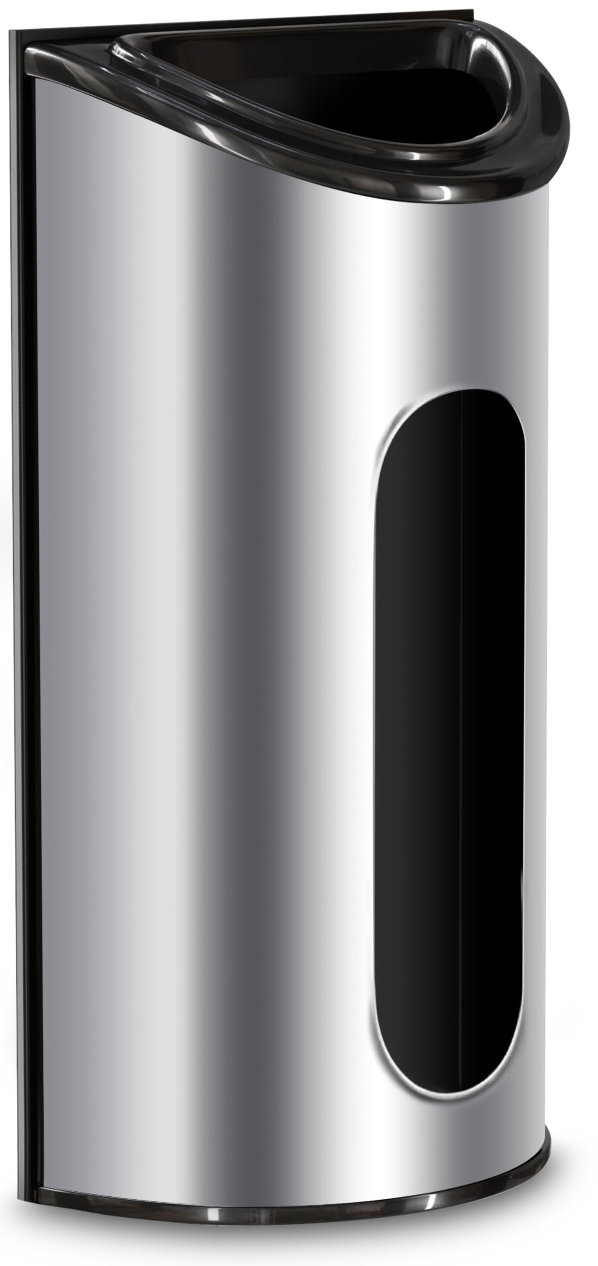 Utopia Kitchen Wall-Mounted Stainless Steel Grocery Bag Holder, - Product Imagery