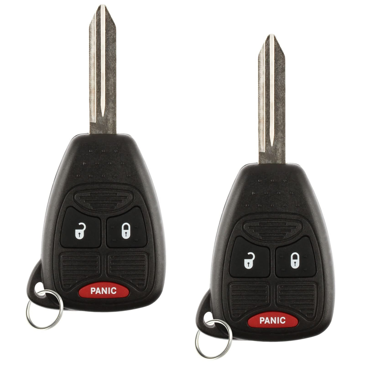 2X Key Fob Keyless Entry Remote Replacement for Chrysler Dodge - Product Imagery