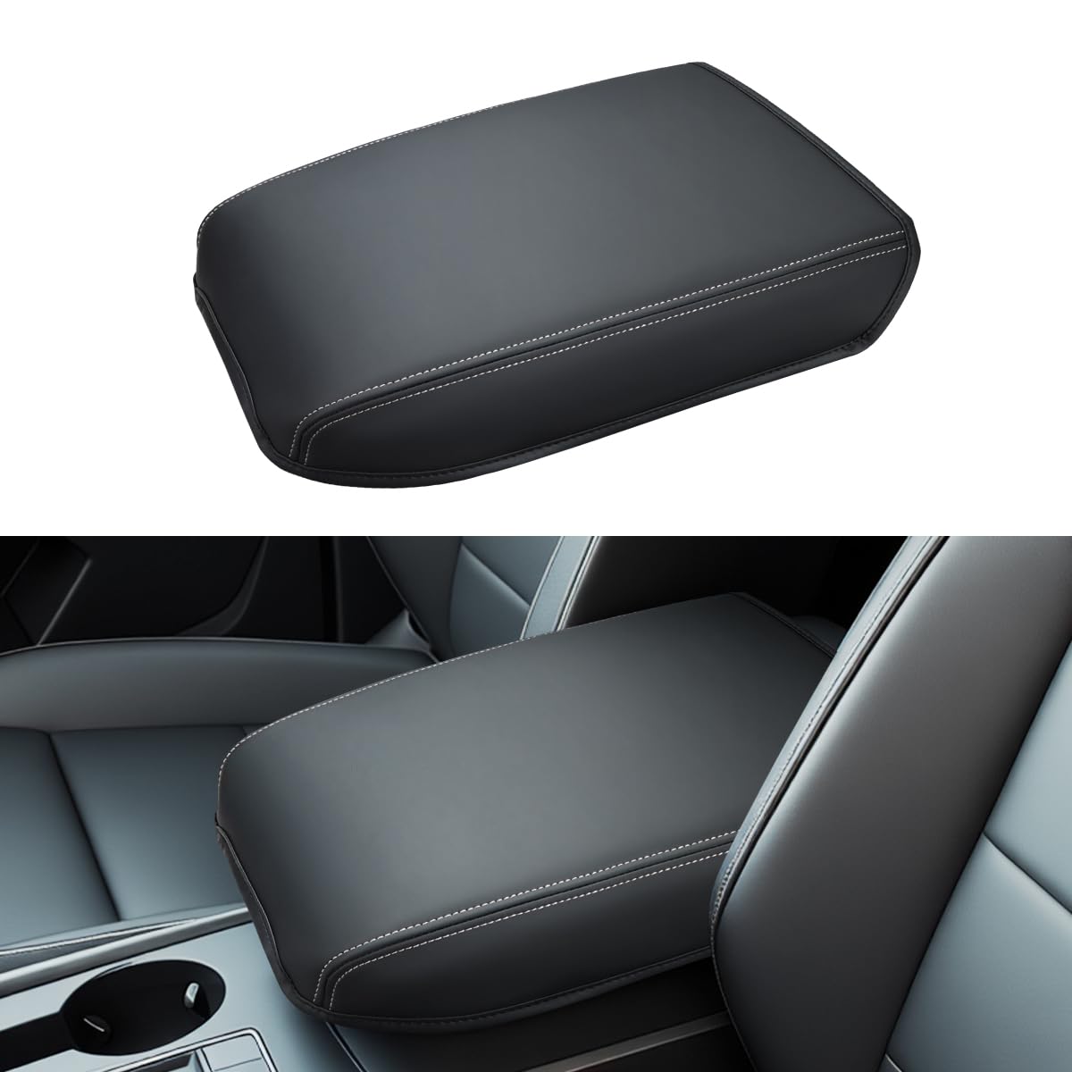 INTGET Center Console Cover for Volkswagen Atlas Accessories - Product Imagery