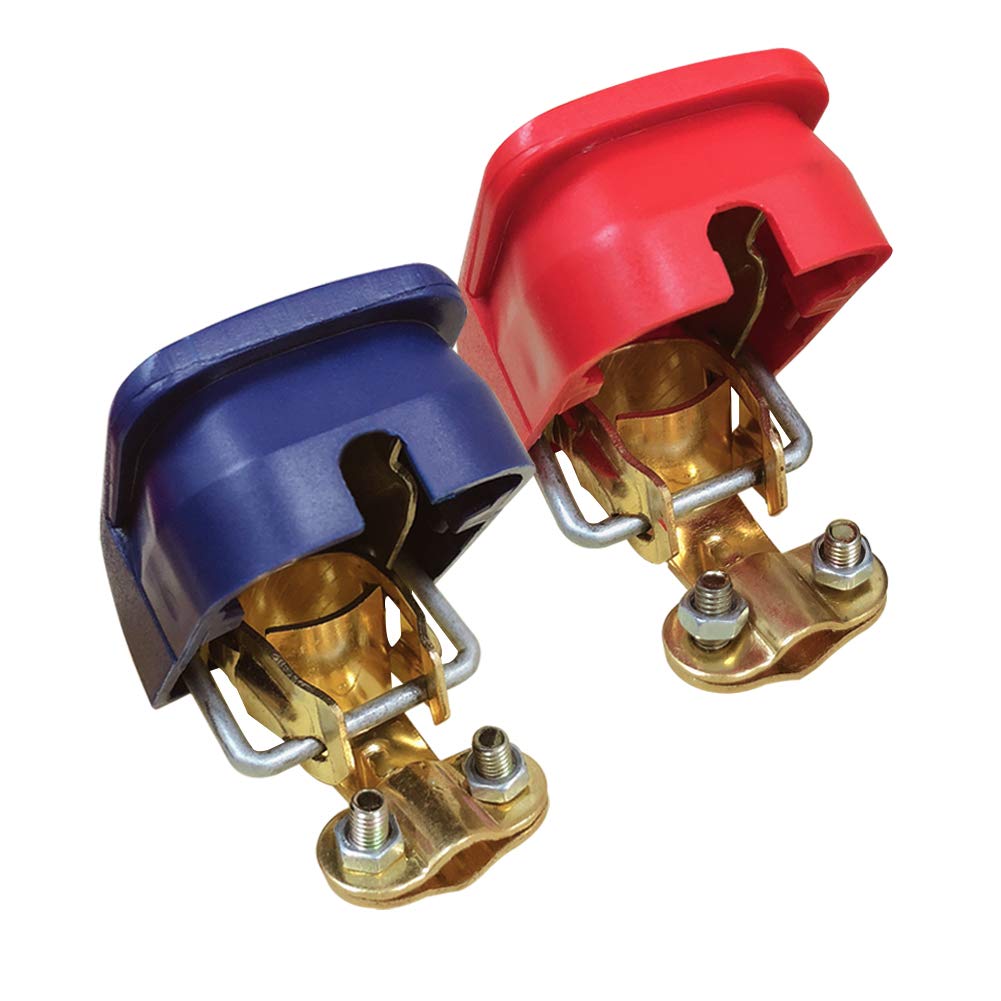 Ampper Quick Release Brass Battery Terminal Clamps, Quick - Product Imagery