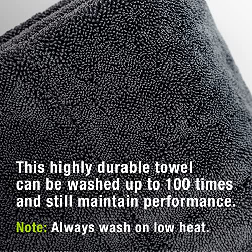 ExoForma Mega Car Drying Towel - Holds Up to 9 lbs, No Streaks, - Product Imagery