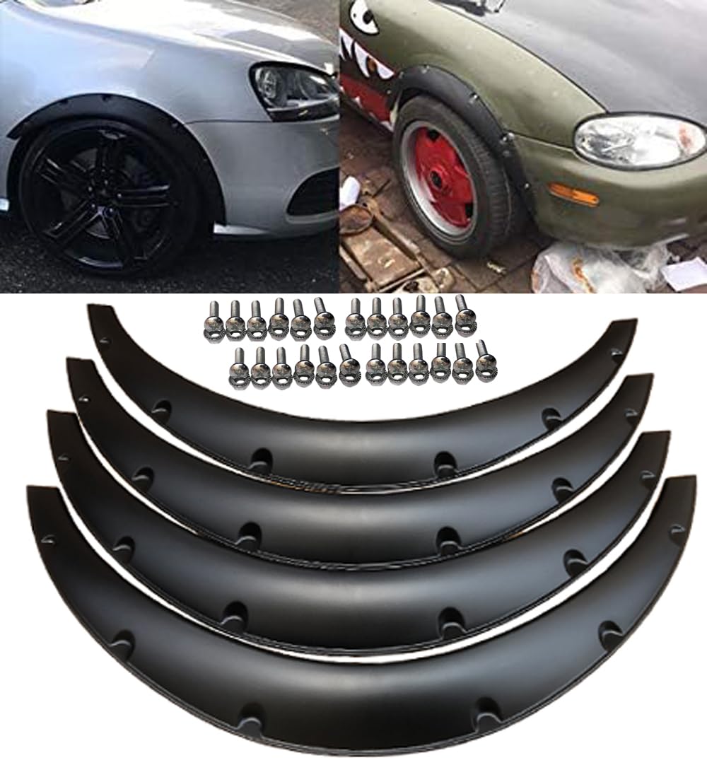 Universal Flexible Car Fender Flares Extra Wide Body Wheel - Product Imagery