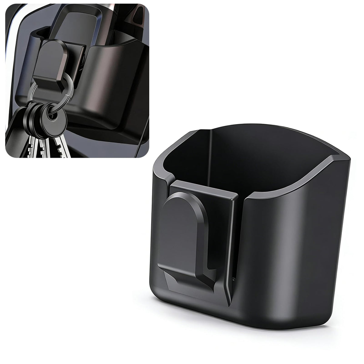 Car Key Fob Holder for Dashboard, Car Garage Key Card Holder, - Product Imagery